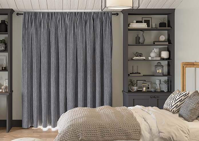 Vintage Stripe, Drama - Made to Measure Curtains - Image 7